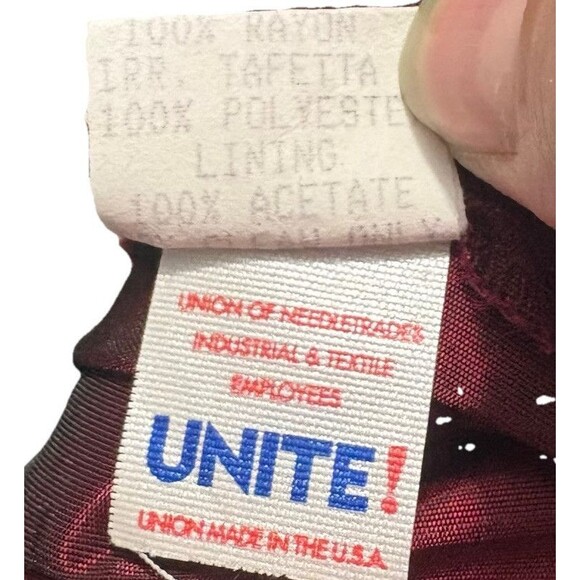 Vtg Y2k 90s Red Black Velvet Two Piece Floral Whimsigoth Fairy Prom Gown Sz 14 - Picture 12 of 12